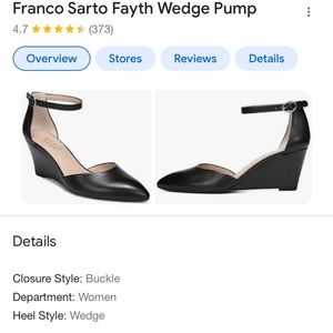 Franco Sarto Fayth Wedge Pump 8M